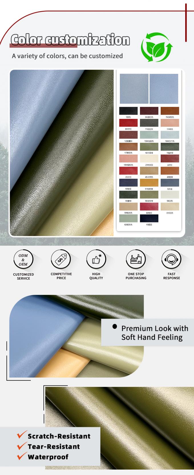 1.8mm Kalınlığında PVC Sentetik Suni Deri Kabartmalı İğne Ucu Dokusu Esnek Su Ge&ccedil;irmez &Ccedil;anta Masa &Ouml;rt&uuml;s&uuml; Dekoru Kemer Kanepe 4