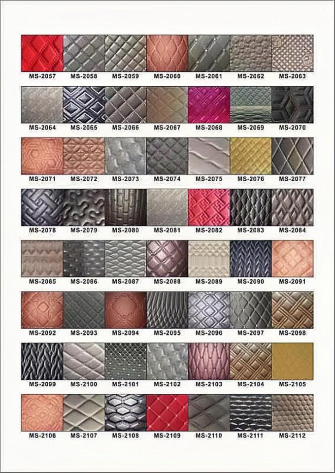 6.0mm Poliüretan Köpük PVC Deri Araba Koltuk Kılıfları İçin 4