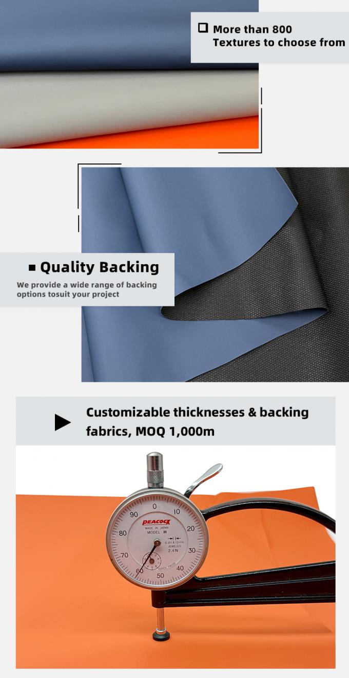 160cm PVC Sentetik Sahte Deri Malzemesi Sofa Ayakkabıları Araç Koltuğu döşeme sandalyesi için pürüzsüz mat dokulu baskılı germe 5