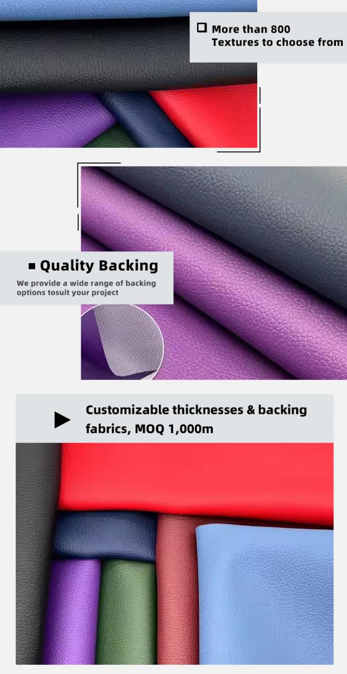 D90 Lychee Embossed False Leather Fabric 150CM Geniş PVC Yapay Sentetik Deri i&ccedil;in Kanepe &Ccedil;antası Sandalye Ara&ccedil; Ayak &Ccedil;atısı Mobilya 5