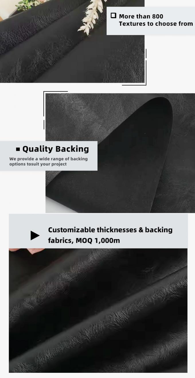 Toptan &Ccedil;ift Fır&ccedil;alanmış Destek PVC &Ccedil;eşitli Kabartmalı Desenler Yapay Sentetik Deri &Ccedil;anta Kanepe Suni Deri Malzemeleri 5