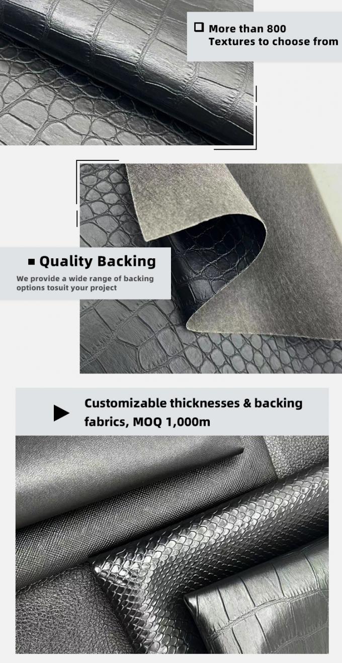 Toptan Pvc Sahte Deri C&uuml;zdan Kutu Ayakkabılar Not Defteri Litchi Hayvan Dikiş &Ccedil;apraz Desen Yapay Sentetik Deri Kumaş 5