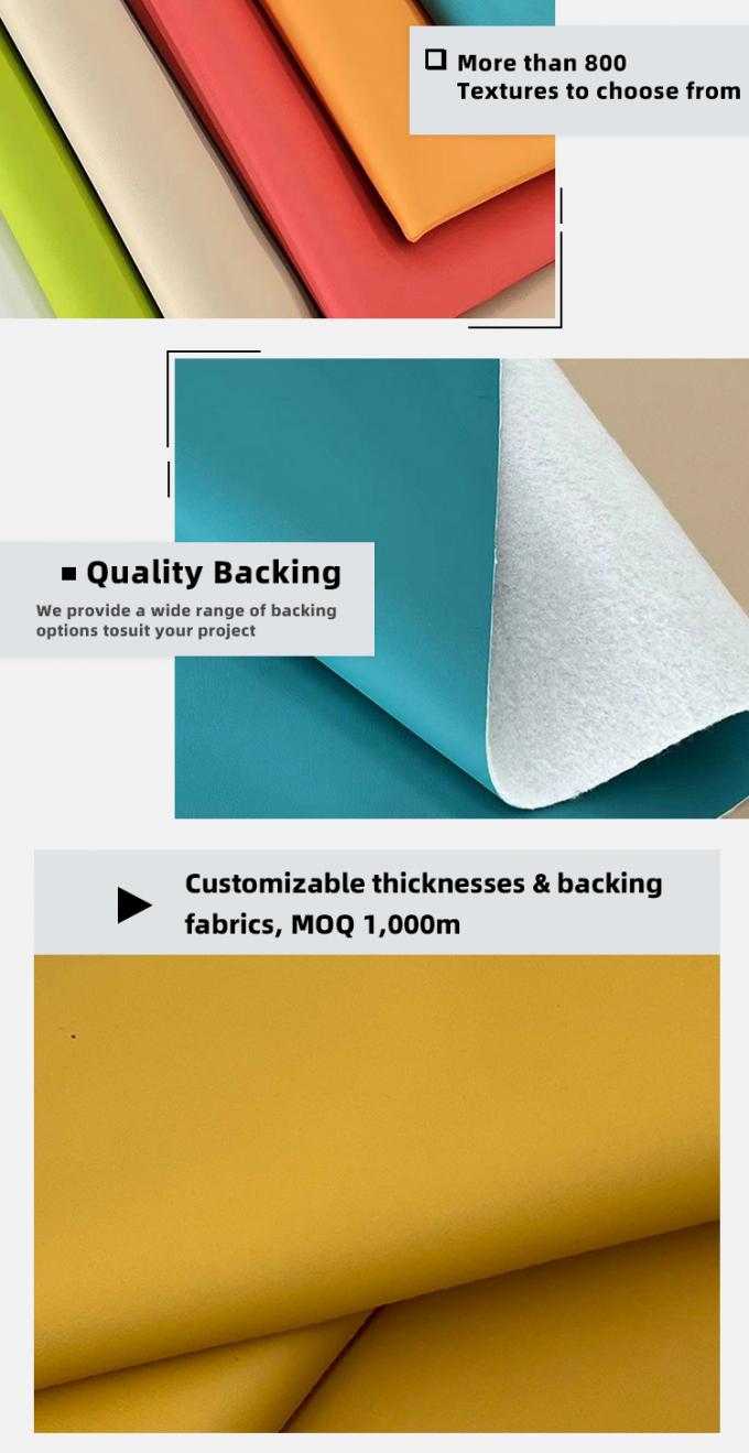 Mobilya D&ouml;şemesi i&ccedil;in PVC Suni Deri Kumaş 54" Genişliğinde 5