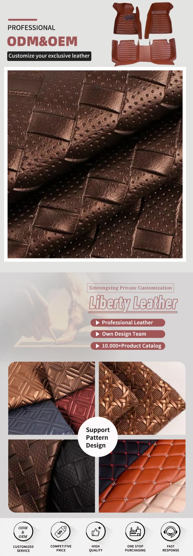 Otomobil Koltuğu Kapağı i&ccedil;in PVC Deri Sıvı Dayanıklı Su ge&ccedil;irmez 0.8mm 4