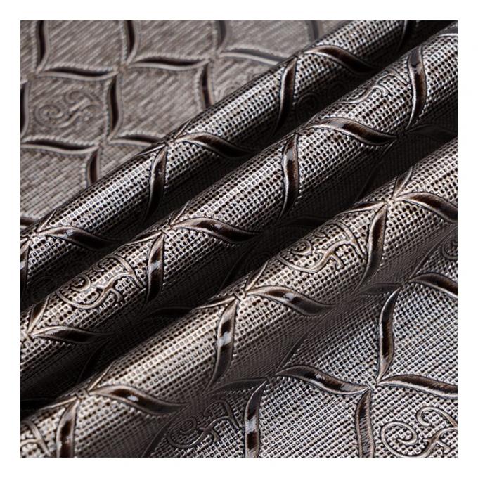 Spot Toptan Satış Pvc Parlak Geometrik Desen Yapay Sentetik Deri Ambalaj C&uuml;zdan Kutusu Not Defteri Sahte Deri Kumaş 14