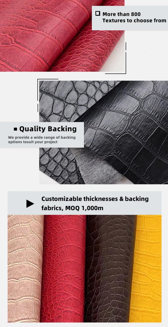 Pvc Bambu Tahıl Yapay Sentetik Deri C&uuml;zdan Kutu Ayakkabı Not Defteri Suni Deri Kumaş 5