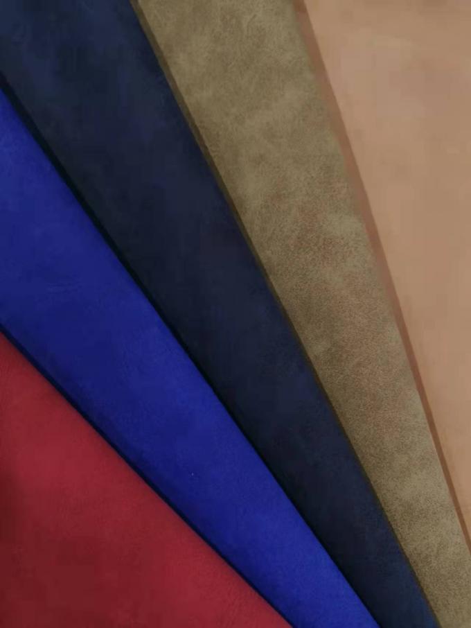 PU Nubuk Deri Suni Deri Kumaş İmitasyon Pamuk Taban Ayakkabı Çanta Defter Kumaşı Toptan 3