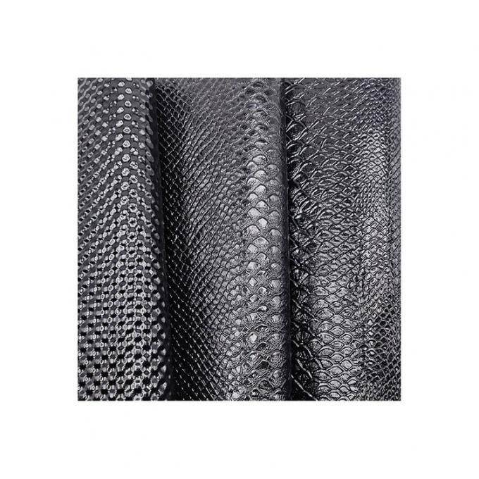 Parlak Desenli PVC Sentetik Deri Hayvan Desenli Ayakkabı Çanta ve Çanta Suni Deri Kumaş 10