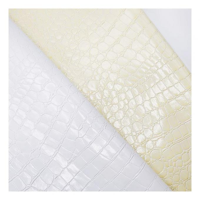 Yüksek Parlaklıkta Taş Desenli PVC Suni Deri Hayvan Desenli Ayakkabı Çanta ve Çanta Suni Deri Kumaş 13