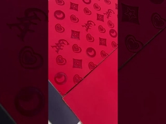 PU Baskılı Sentetik Deri Ayakkabı Çantası Paketi Masa Çatısı Sentetik Sahte Deri Kumaş